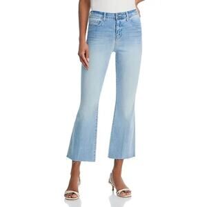 NEW NWT L'agence Kendra High Rise Crop Flare Jeans in Dorian Size 30